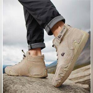 Beck Explorer Chukka Boot Mens 9 Beige Suede Italy Bungee Lace Up Shoe